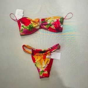 Colorful Floral Bikini Set